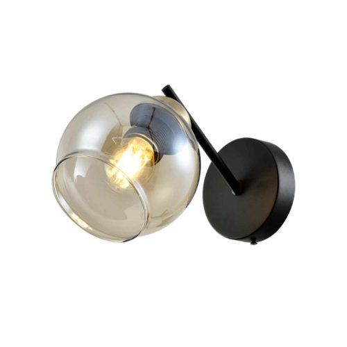 ELMARK | RICK WALL LAMP 1XE27 MATT BLACK/BRONZE