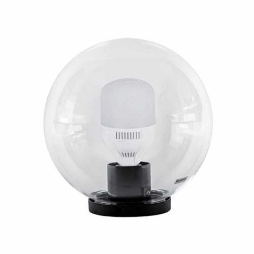 LED KERTI VILÁGÍTÓTEST GÖMB ALAKÚ, LÁMPÁVAL PMMA CLEAR 400 30W E27 230V 4000-4300K