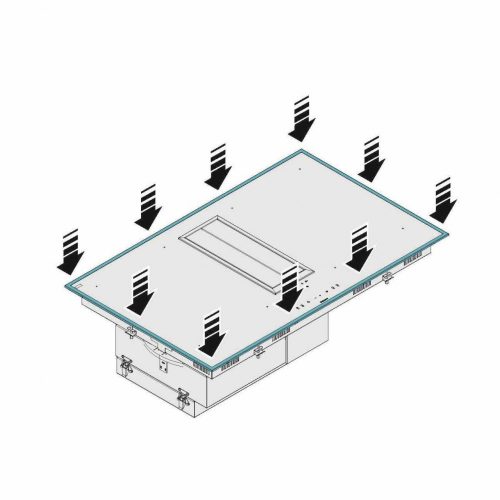 Falmec , FALMEC - Beépíthető kerámialap keret - Quantum kit frame