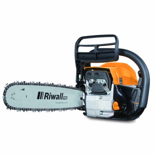 RIWALL PRO benzinmotoros láncfűrész 49 cm³-s motorral és ajándék tartozékokkal, RPCS 5140 SET