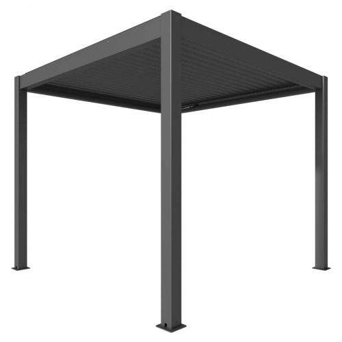 MotionFlex 300 bioklimatikus pergola, fehér színű LED világítással